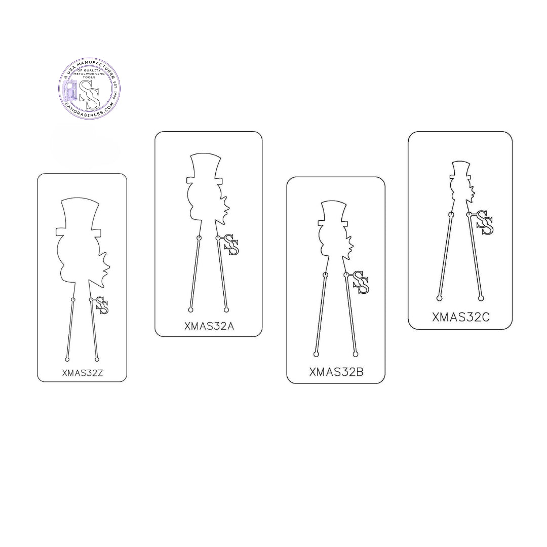 PANCAKE DIE XMAS32 SNOWMAN/SCARF